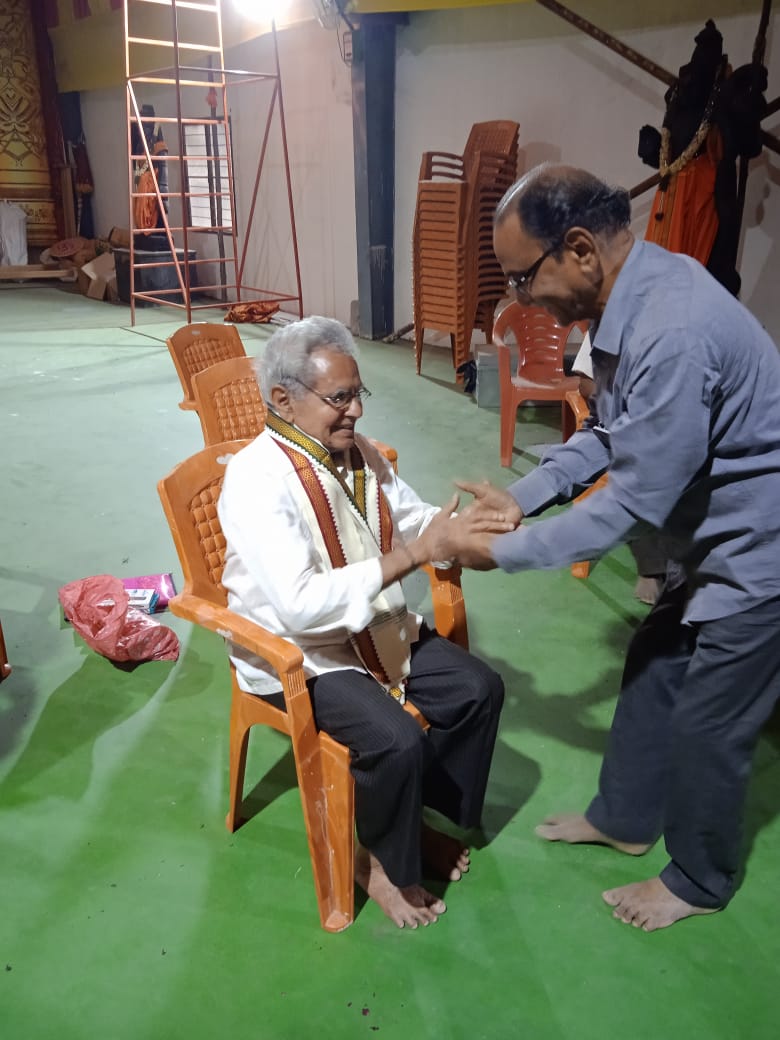Honoring  Honoring S.Subrahmanyam garu for attaining 75+ age age.